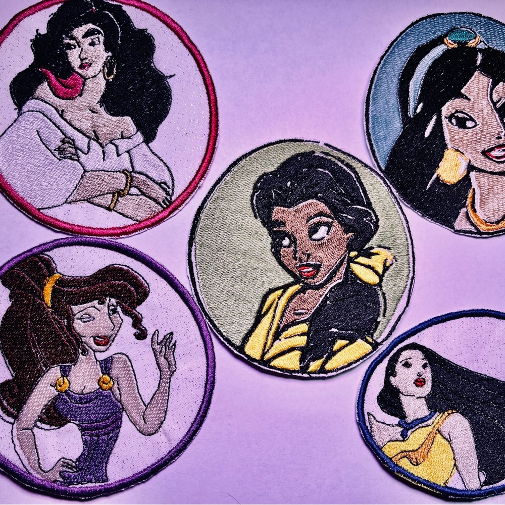 Disney princess iron on patch